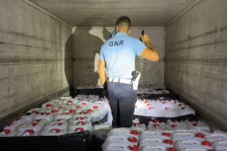 GNR apreende 8 mil litros de gasolina em jerricans na A2 em Alcacer do Sal e1791972375512