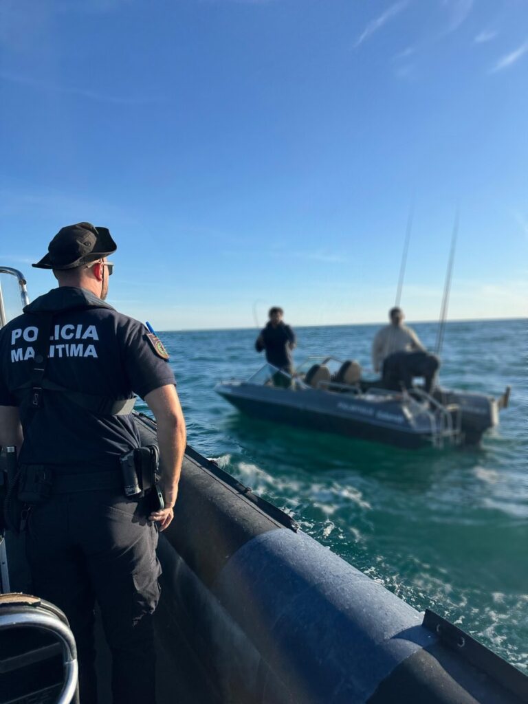 Policia Maritima realiza acao de fiscalizacao em Setubal